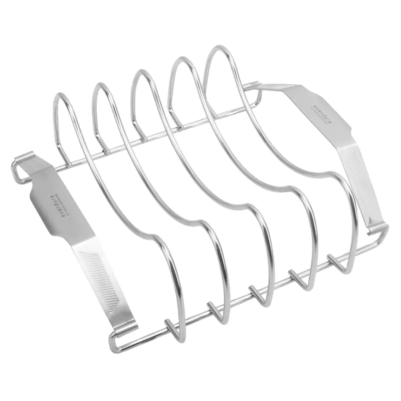 Everdure Quantum Steel Gourmet Universal-Halterung für Spare-Ribs und Kebab-/Schaschlik-Spieße Nur Heute