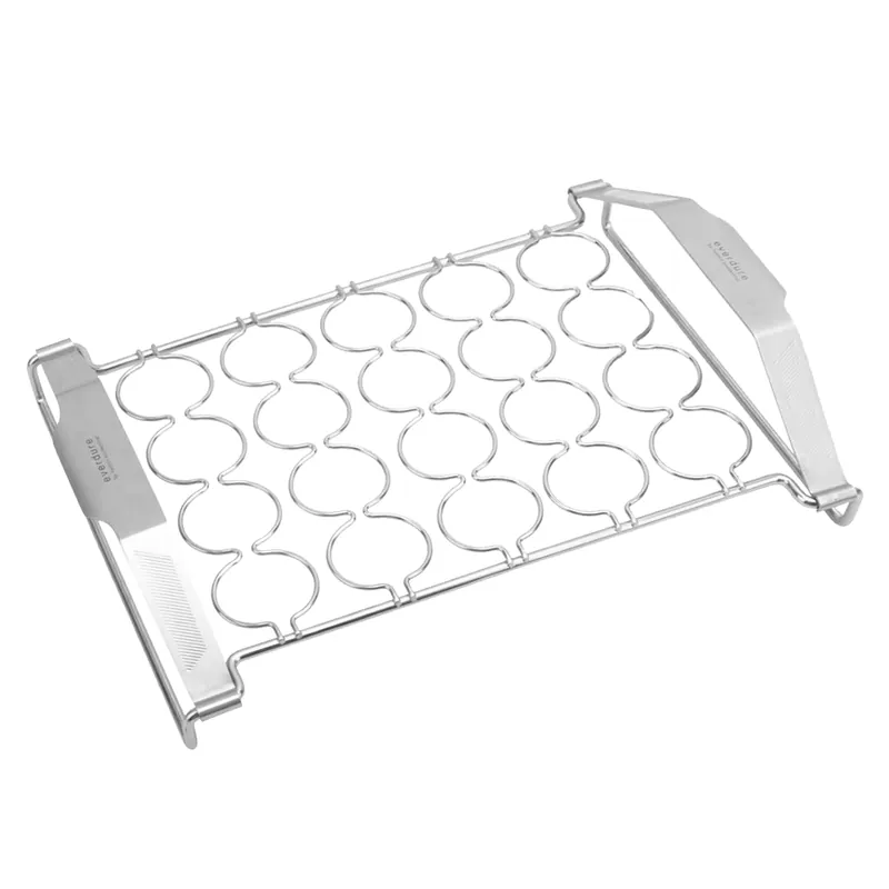Aktuell Everdure Quantum Steel Gourmet Universal-Halterung für Gemüse, Muffins, Austern, Muscheln etc.