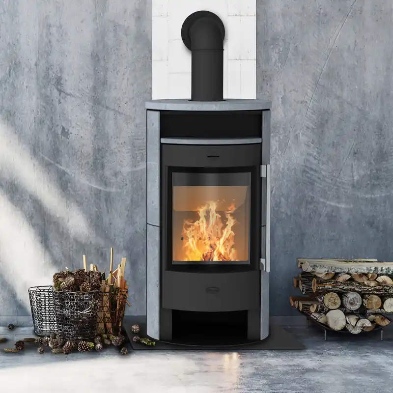 Fireplace Durango Kaminofen Stahl Schwarz Speckstein Jetzt Kaufen