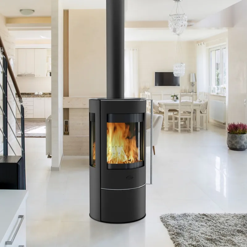 Nur Für Kurze Zeit Fireplace Amarant Kaminofen Stahl Schwarz Topplatte Glas