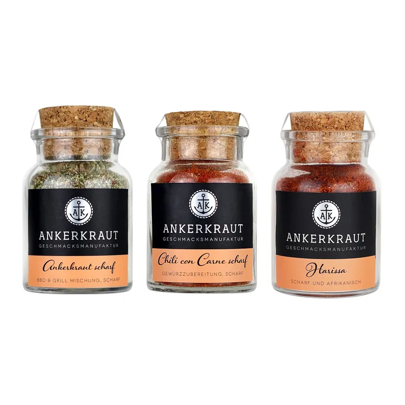 Ankerkraut Gewürzmischungen-Set Richtig scharfer Mix (klein) Sonderangebot