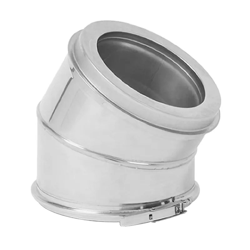 Aktuell Opsinox Edelstahlschornstein 130mm Bogen 30° BO3