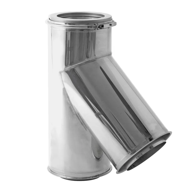 Opsinox Edelstahlschornstein 150mm T-Stück 45° Angebot