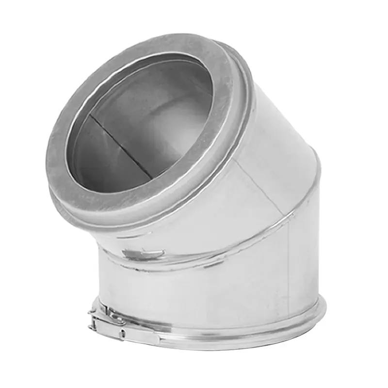 Opsinox Edelstahlschornstein 250mm Bogen 45° BO4 Nur Für Kurze Zeit