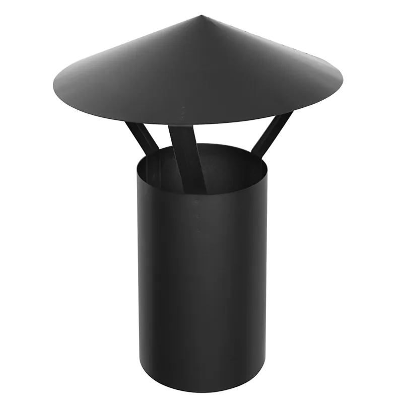 Raik Basic Regenhaube FAL 150mm EW schwarz für Rauchrohr / Ofenrohr Billig