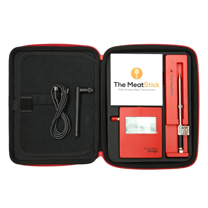 The MeatStick Set 3 The MeatStick mit WiFi Bridge, Ladegerät und Transporttasche Sonderangebot