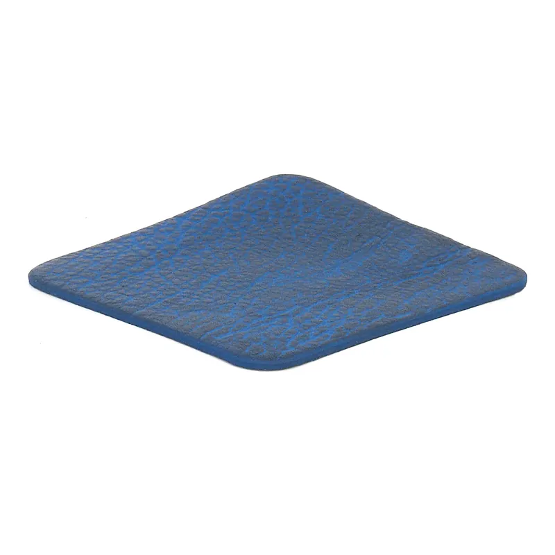 Rock‘n‘Rubs Getränke-Untersetzer aus Leder Blau Knallerangebot