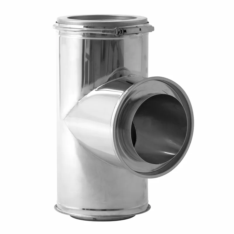Opsinox Edelstahlschornstein 180mm T-Stück 90° Solange Der Vorrat Reicht