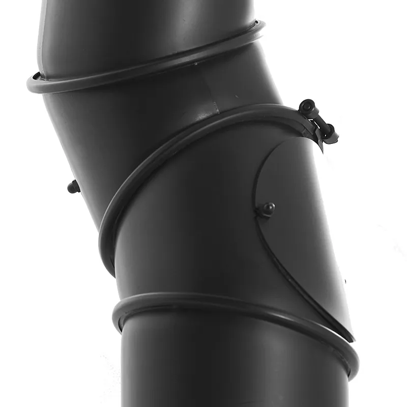 Online Kaufen Raik Basic Rauchrohrbogen / Ofenrohr 250mm - Multibogen schwarz