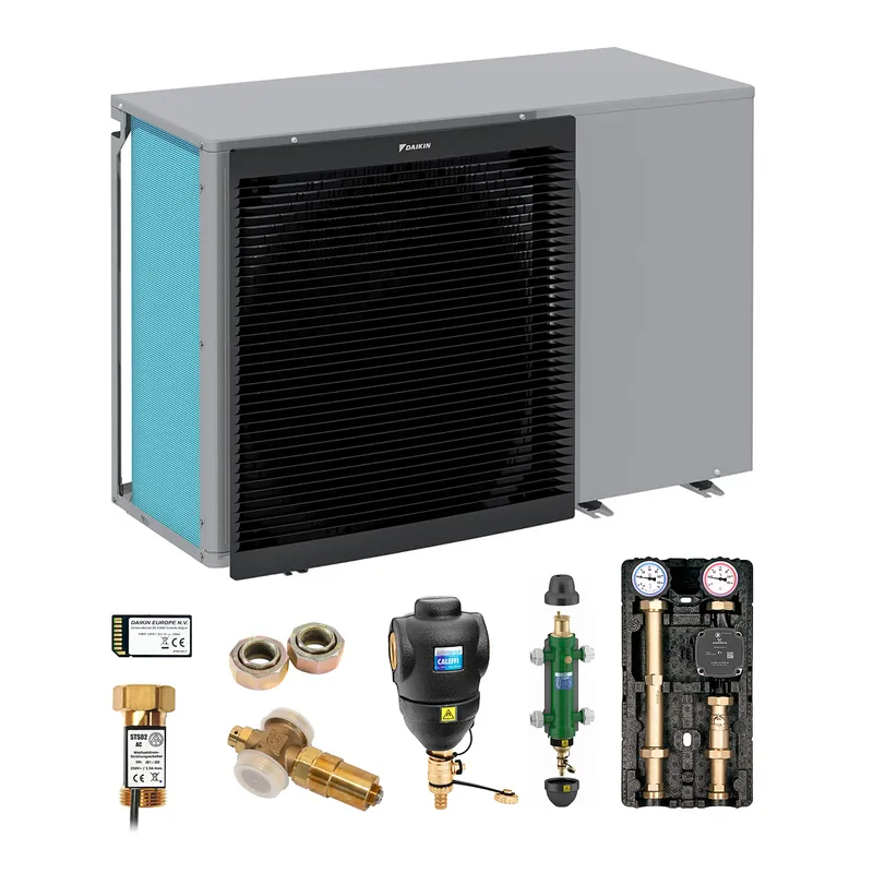 Neue Ware DAIKIN Altherma 3 M Baugröße 16 Monoblock-Wärmepumpe 16 kW – Set für Heizkörper ohne Trinkwarmwasserbereitung