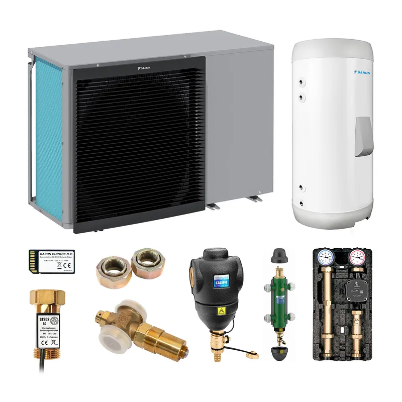 DAIKIN Altherma 3 M Baugröße 14 Monoblock-Wärmepumpe 12 kW – Set für Heizkörper mit Trinkwarmwasserbereitung 180 L Billig