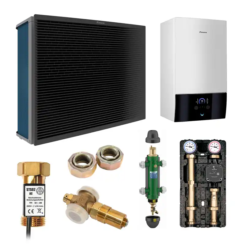 DAIKIN Altherma 3 H HT Baugröße 16 Hydrosplit-Wärmepumpe – Set 1 Heizkreis für Heizkörper ohne Trinkwarmwasserbereitung Garantierte Lieferung