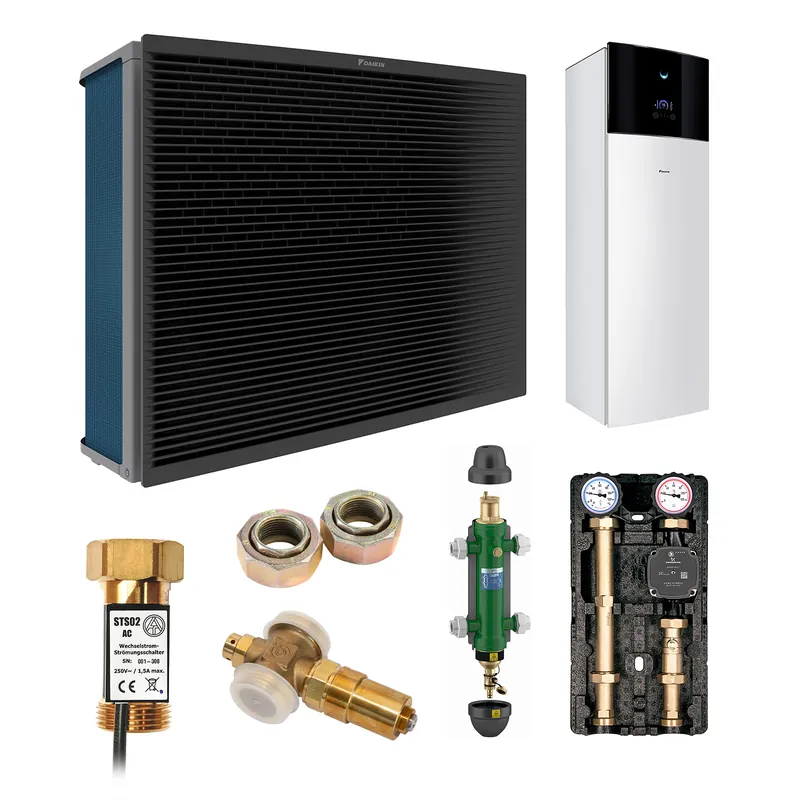 DAIKIN Altherma 3 H HT Baugröße 18 Hydrosplit-Wärmepumpe – Set 1 Heizkreis für Heizkörper mit Trinkwarmwasserbereitung 180 L Top-Seller