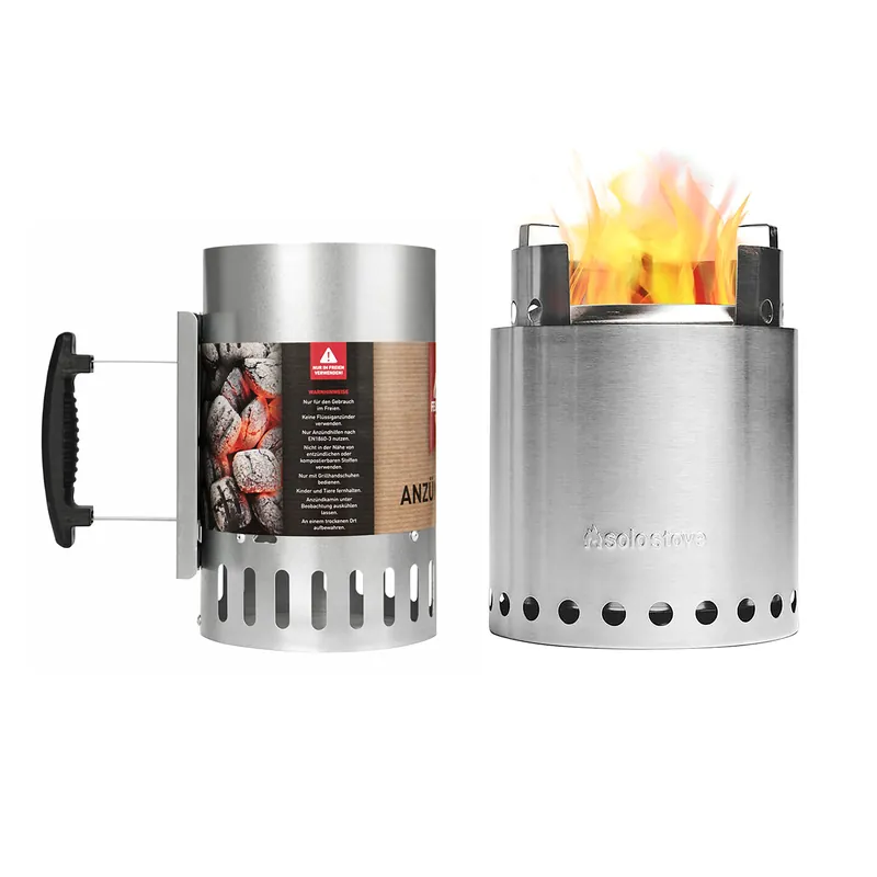 FEUERGOTT Anzündkamin + Solo Stove Campfire Campingkocher Top-Preis