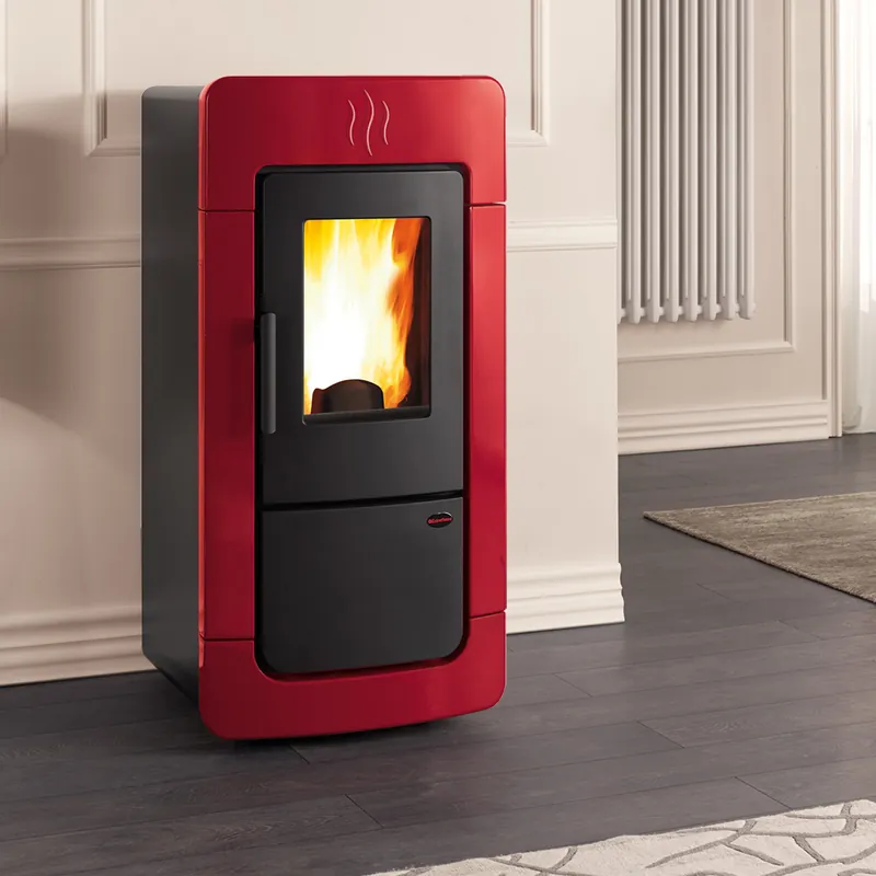 Pelletofen wasserführend Extraflame Diadema ACS Bordeaux Garantierte Lieferung