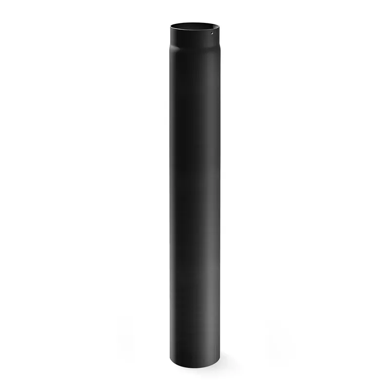 Raik Basic Längenelement 130mm schwarz Länge 1000mm für Rauchrohr / Ofenrohr Neuheit