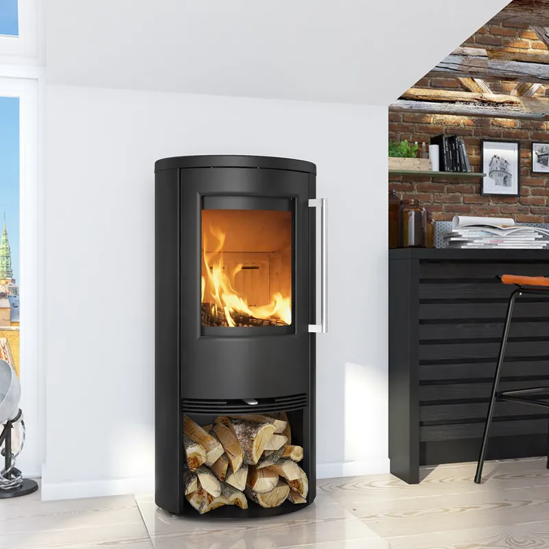 TermaTech TT21R Kaminofen Stahl Schwarz Abverkauf