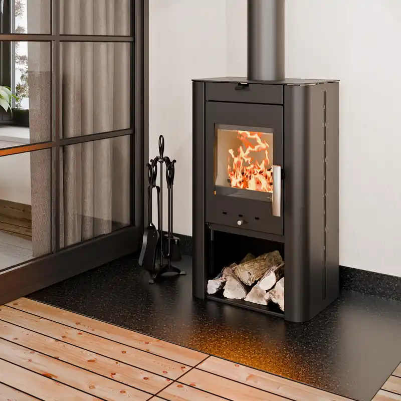 Haas+Sohn Prunus 332.15 Kaminofen Perl-Schwarz Sonderaktion