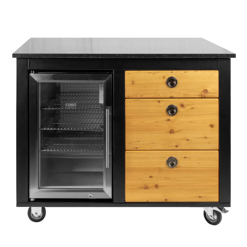 Der Merklinger Outdoormodul Maria Kühlschrank links Sonderangebot
