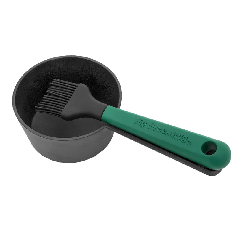 Jetzt Kaufen Big Green Egg Soßentopf mit Streichpinsel