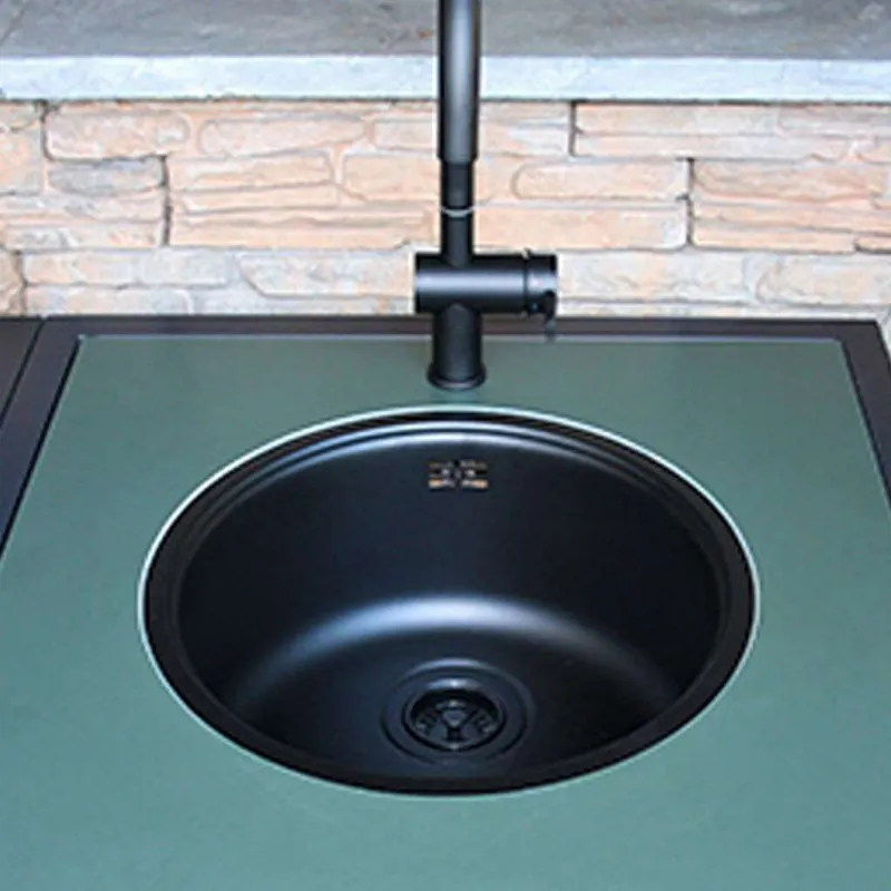 Neu Im Sortiment Big Green Egg Arbeitsplatte mit Ausschnitt für Spülbecken grün