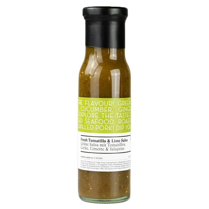 Schneller Versand Big Green Egg Green Salsa Fresh Tomatillo & Lime 240 ml