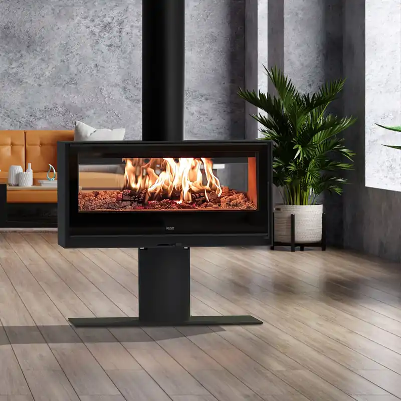 Markenprodukt Kunst Stoves Vista Kaminofen mit Standfuß