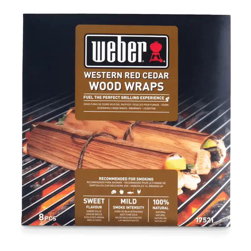 Weber Wood Wraps Zedernholz 8 Stück Super-Preis