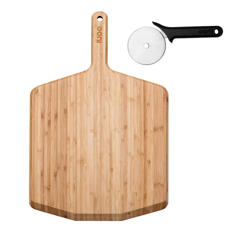 Ooni Pizzaschieber Aluminium 16" + Pizzaschneider Super-Preis