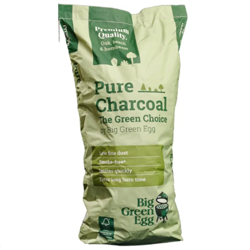 Big Green Egg The Green Choice 100% naturbelassene Holzkohle Highlight