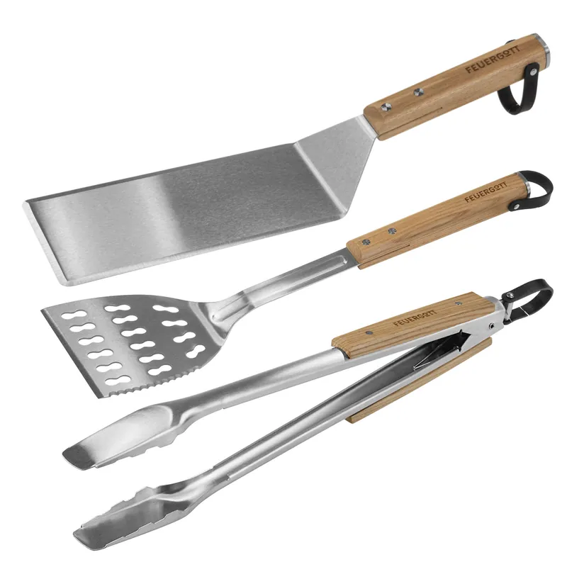 Bestpreis Feuergott Grillbesteck-Set 3 Teile