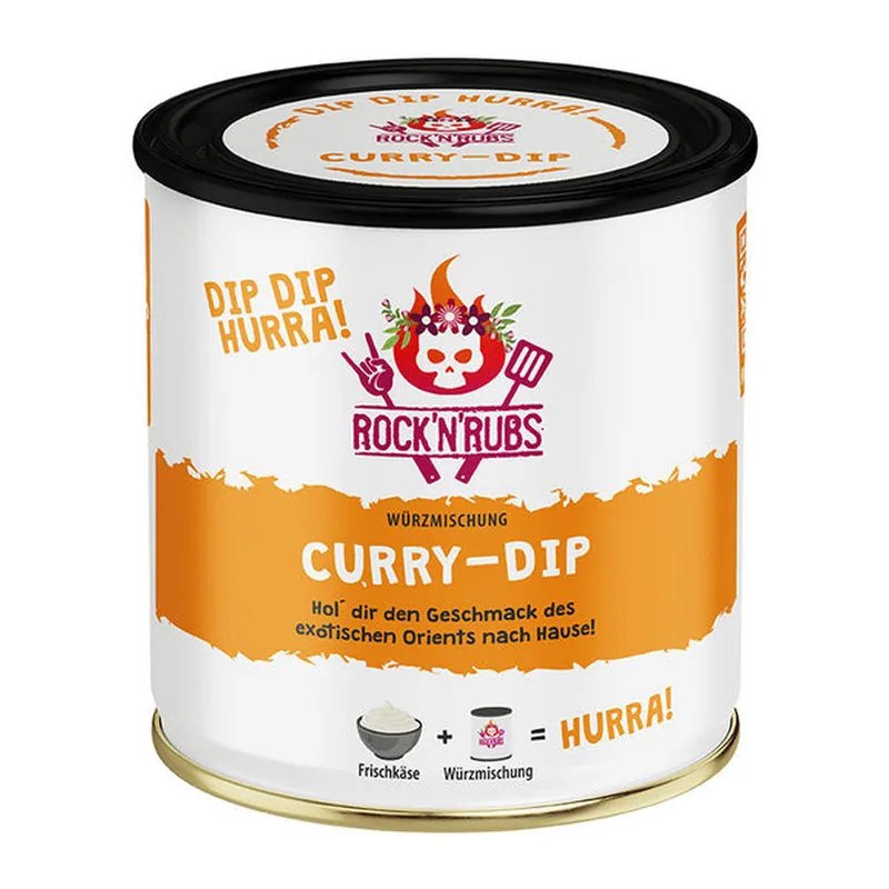 Rabatt Rock n Rubs Dip Dip Hurra Curry Dip 140g