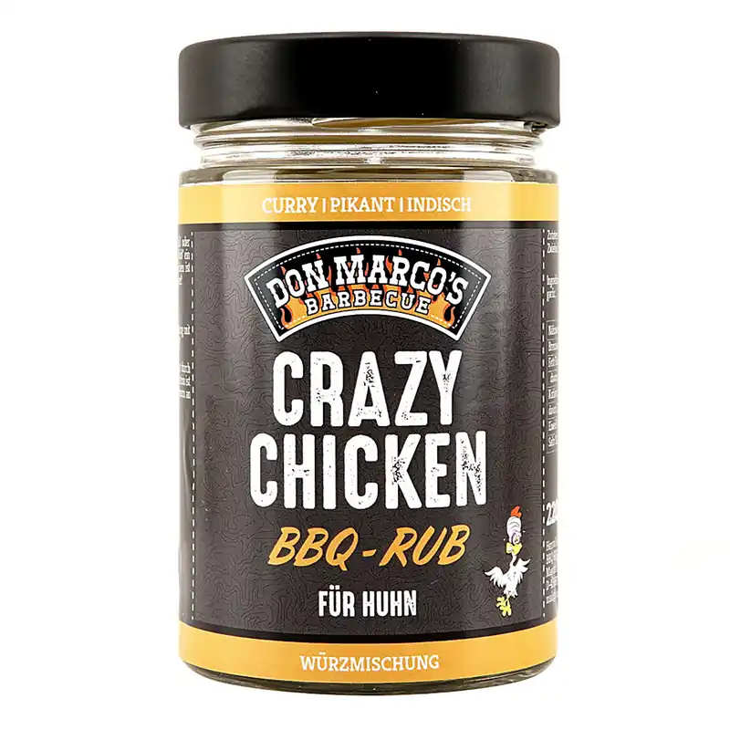 Neue Ware Don Marco‘s Rub Crazy Chicken 220g Glas
