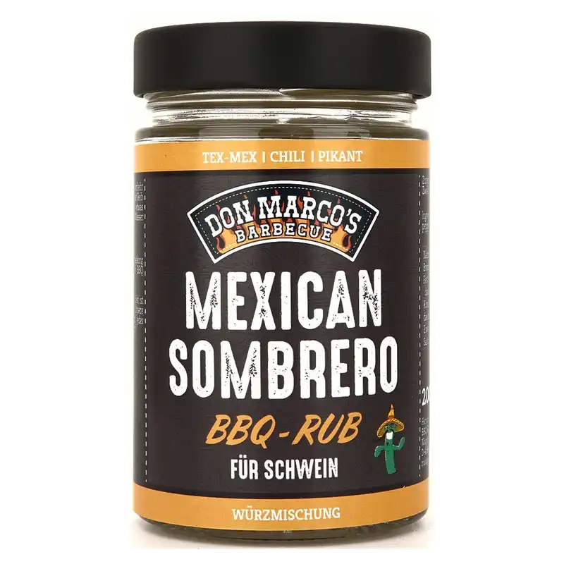 Don Marco‘s Rub Sombrero 200g Glas Schnäppchen