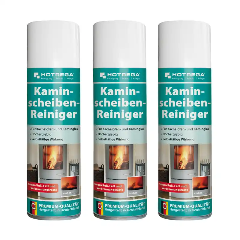 Highlight Hotrega Kaminscheiben-Reiniger 300 ml - 3er Set