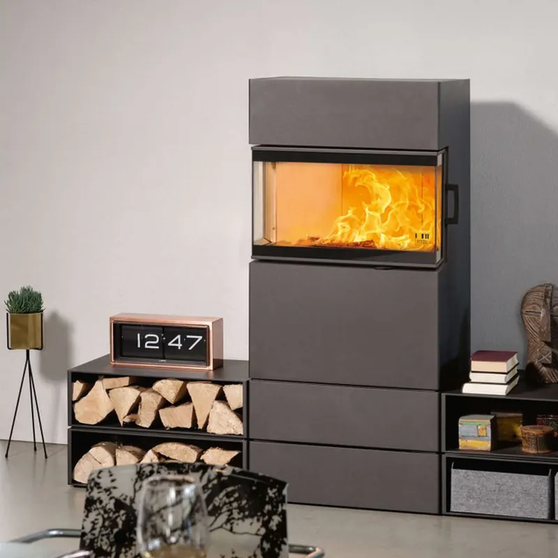 Garantierte Lieferung Austroflamm Dexter S3 3.0 Kaminofen Stahl Gussgrau
