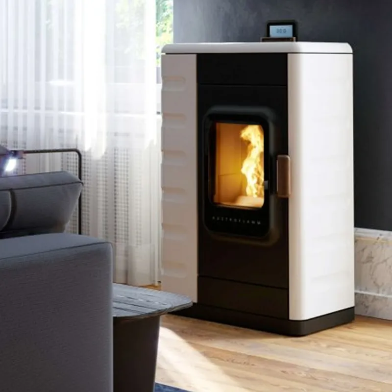 Austroflamm Ruby Pelletofen Stahl Keramik Bright White Schneller Versand