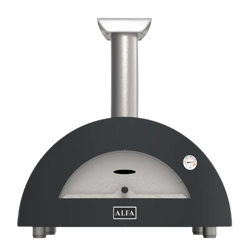 Alfa Moderno 2 Pizze Pizzaofen Holz Schiefer Grau Markenware