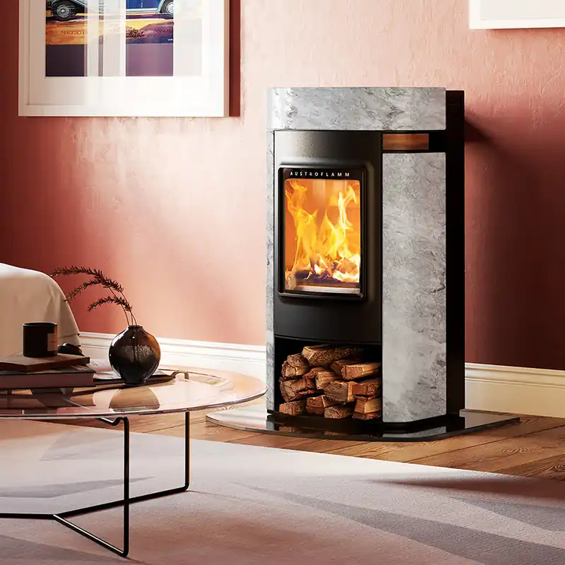 Finale Aktion Austroflamm Elise Naturstein Marble Grey Clouds