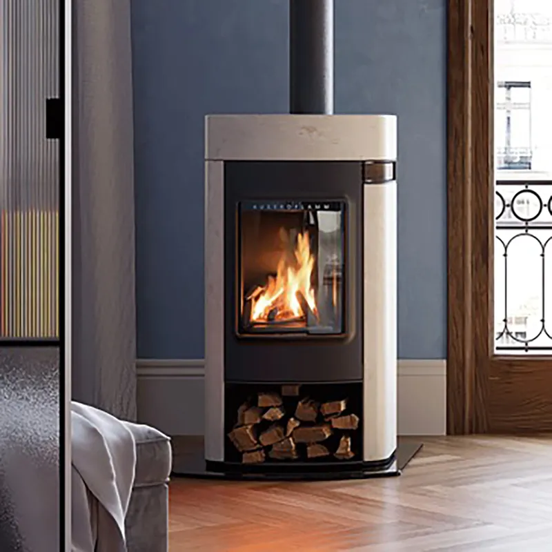 Austroflamm Elise Kaminofen Naturstein Velvet Ivory Begrenztes Angebot