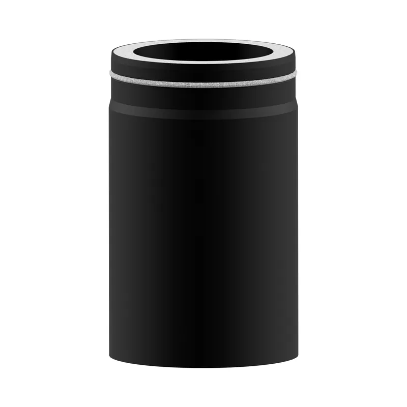 Raik Lifestyle DUO Längenelement 120mm schwarz L 330mm für Rauchrohr / Ofenrohr Top-Angebot