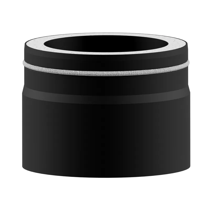 Raik Lifestyle DUO Längenelement 130mm schwarz L 150mm für Rauchrohr / Ofenrohr Kracherpreis