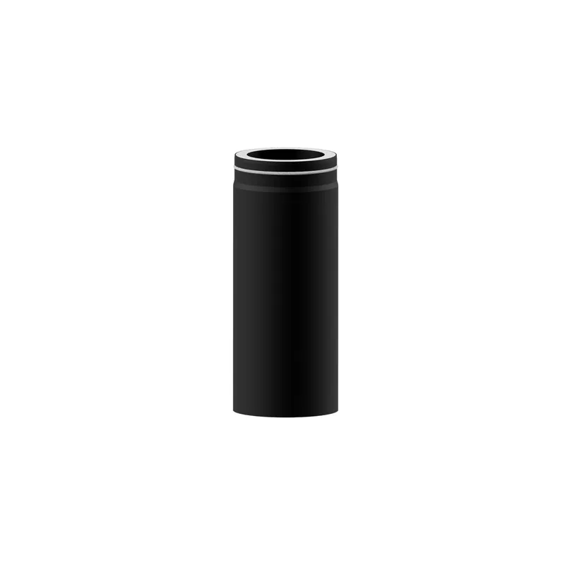 Online Kaufen Raik Lifestyle DUO Längenelement 120mm schwarz L 500mm für Rauchrohr / Ofenrohr
