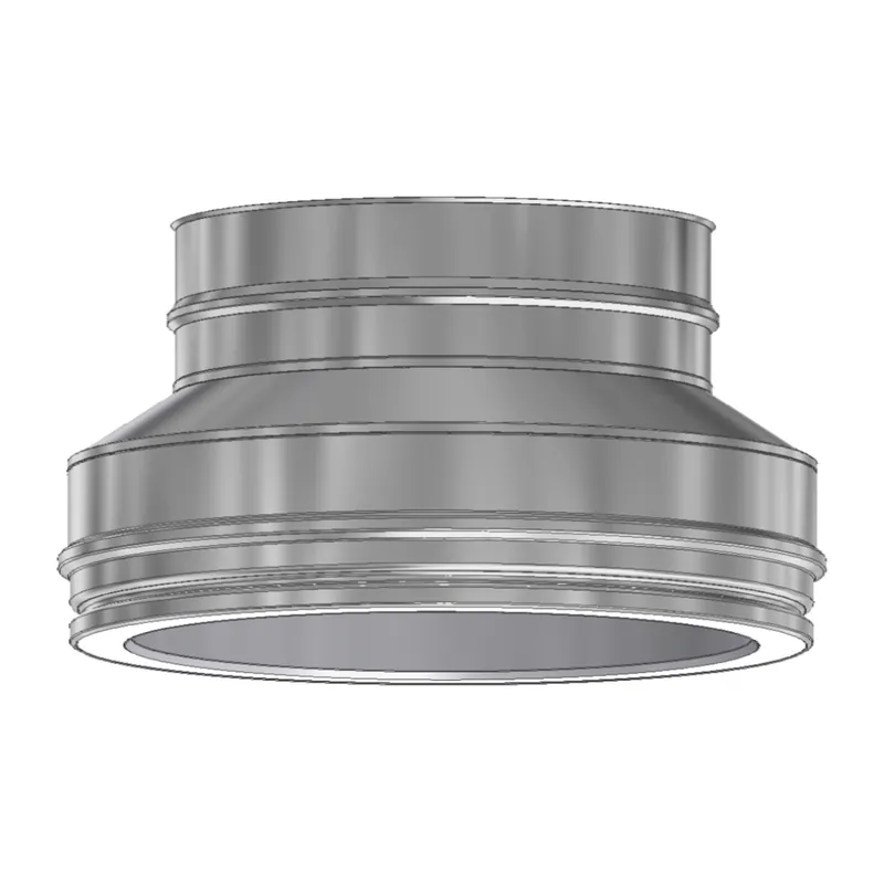 Markenprodukt Schiedel Erweiterung ICS doppelwandig 180mm - 200mm glänzend