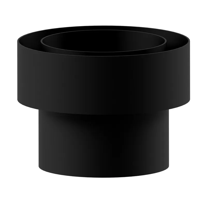 Raik Lifestyle DUO Schornsteinanschlussstück 150mm schwarz für Rauchrohr / Ofenrohr Saisonangebot
