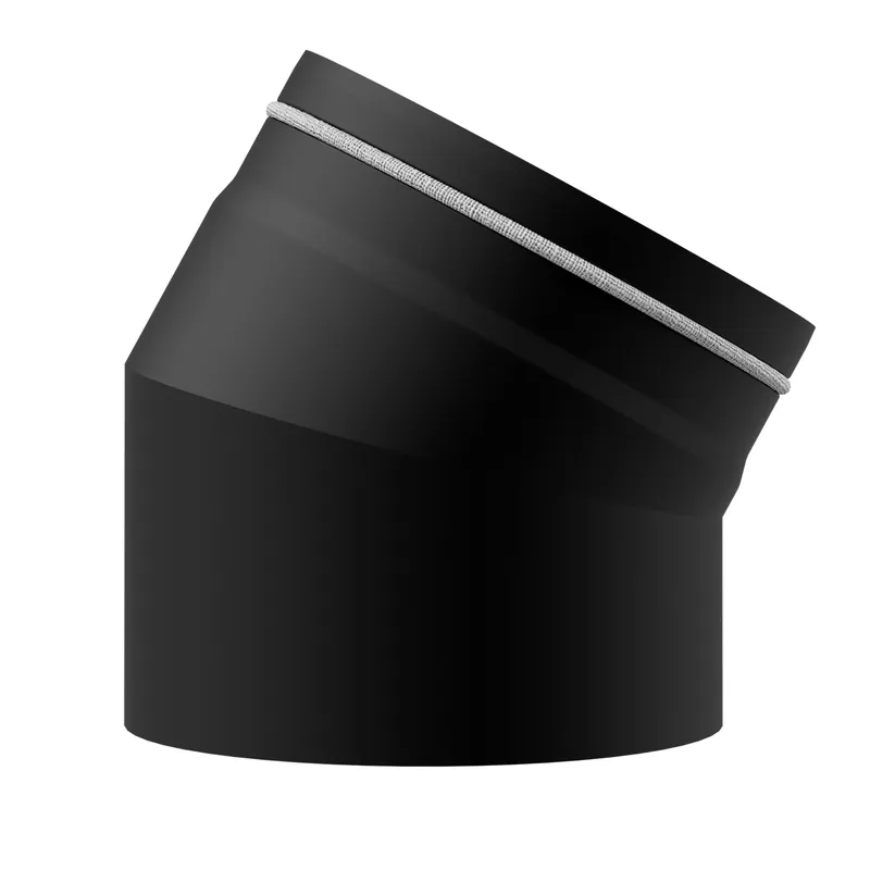 Aktuell Raik Lifestyle DUO Rauchrohrbogen 180mm schwarz 30° für Rauchrohr / Ofenrohr