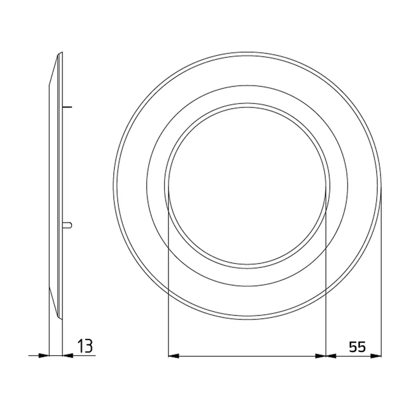 Neu Im Sortiment Raik Lifestyle DUO Rosette 230mm schwarz für Lifestyle DUO 180mm für Rauchrohr / Ofenrohr