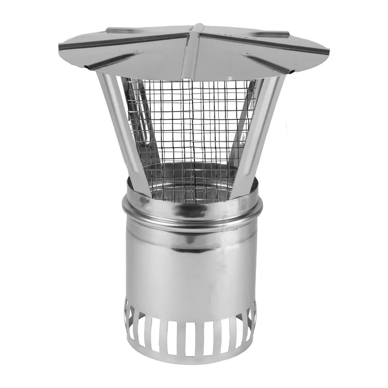 Schiedel Regenhaube Ø130 mm mit Funkenschutzgitter glänzend Rabatt