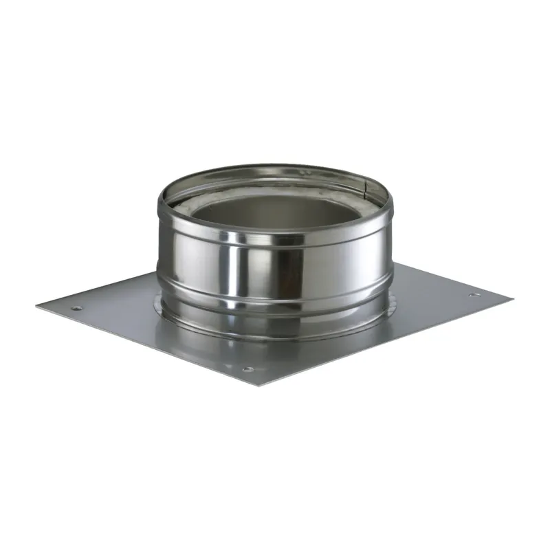 Knallerangebot Schiedel Grundplatte Bodenmontage für Bogen mit Stützfuß Ø130 mm glänzend