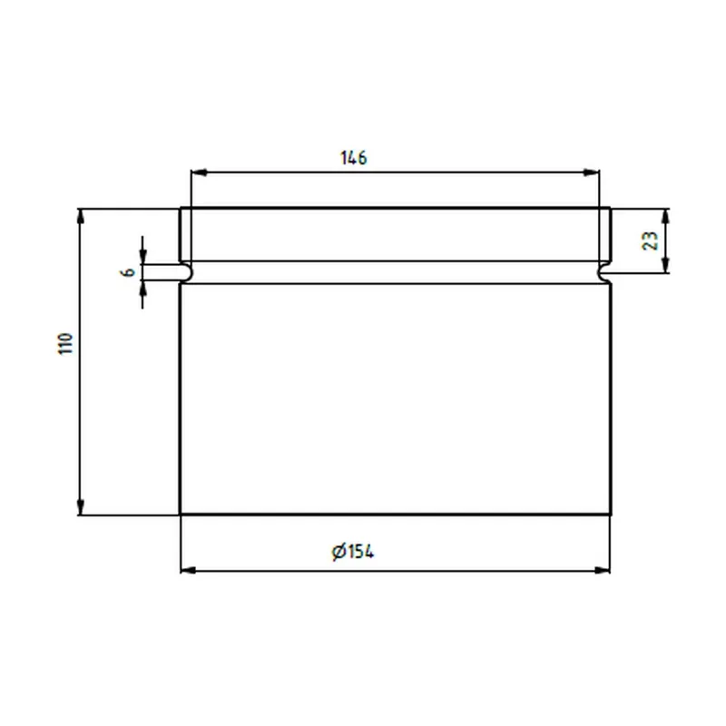 Schnäppchen Raik Lifestyle Schornsteinanschluss LS Durchmesser 150 mm schwarz